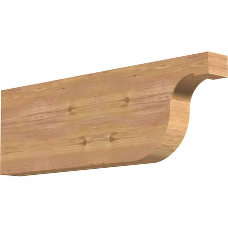 Ekena Millwork Del Monte Smooth Rafter Tail, Western Red Cedar, 3 1/2"W x 12"H x 36"L RFT04X12X36DEL00SWR